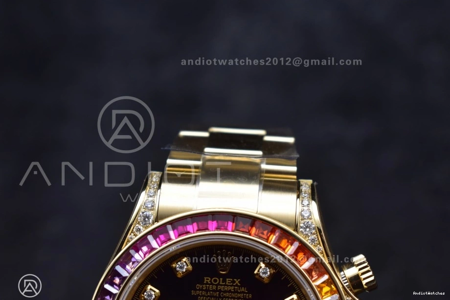 Bracelet SH Edition Dial 116598RBOW YG Timeless Daytona 1:1 Black Diamonds 779 Best ZF Rainbow on 0409